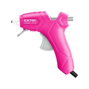 pistole tavná lepící, ⌀ 7,2 mm, 25 W, růžová